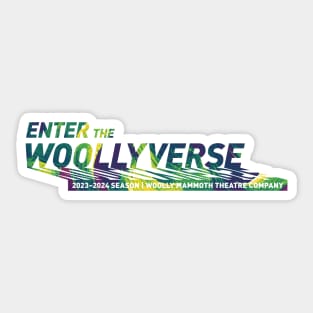 Woollyverse Logo Paint 4 Sticker